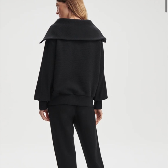 Varley Vine Ottoman Half Zip Pullover | M | Black - Picture 11 of 11